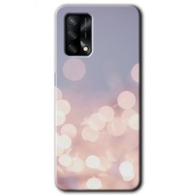 Oppo A74 Blur Lights Baskılı Uyumlu Silikon Kılıf