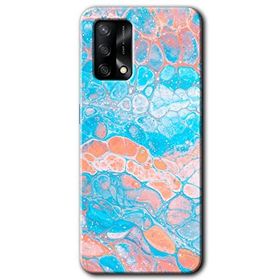 Oppo A74 Bubbles 1 Baskılı Uyumlu Silikon Kılıf