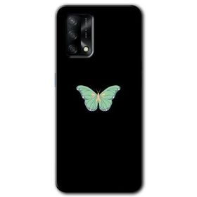 Oppo A74 Butterfly Tree Baskılı Uyumlu Silikon Kılıf