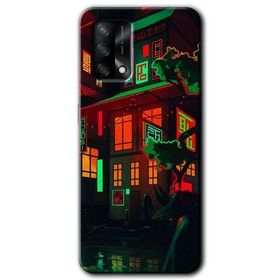 Oppo A74 China Street Baskılı Uyumlu Silikon Kılıf