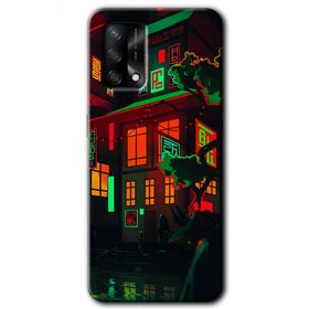 Oppo A74 China Street Baskılı Uyumlu Silikon Kılıf