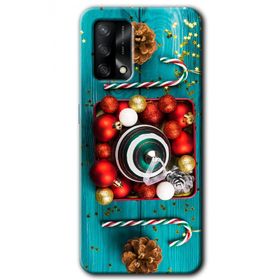 Oppo A74 Christmas Baskılı Uyumlu Silikon Kılıf