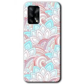 Oppo A74 Çin Mandala 1 Baskılı Uyumlu Silikon Kılıf