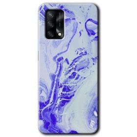 Oppo A74 Cranny Liquid Wall Baskılı Uyumlu Silikon Kılıf