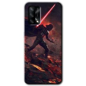 Oppo A74 Darh Vader Wars Baskılı Uyumlu Silikon Kılıf