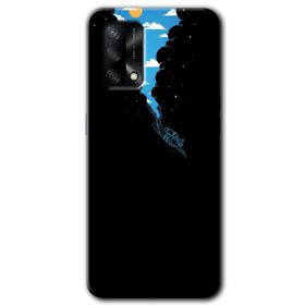 Oppo A74 Derinlere Yolculuk Baskılı Uyumlu Silikon Kılıf