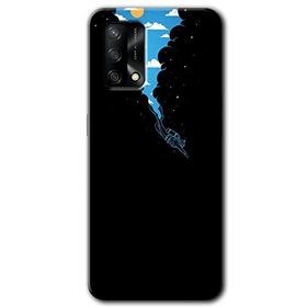 Oppo A74 Derinlere Yolculuk Baskılı Uyumlu Silikon Kılıf