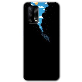 Oppo A74 Derinlere Yolculuk Baskılı Uyumlu Silikon Kılıf