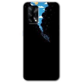 Oppo A74 Derinlere Yolculuk Baskılı Uyumlu Silikon Kılıf