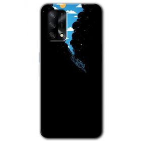 Oppo A74 Derinlere Yolculuk Baskılı Uyumlu Silikon Kılıf