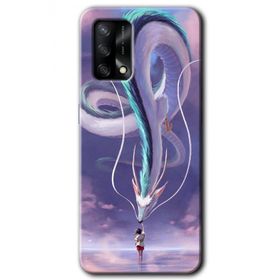 Oppo A74 Dragon Snake Baskılı Uyumlu Silikon Kılıf