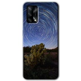 Oppo A74 Eclipse Sky Baskılı Uyumlu Silikon Kılıf