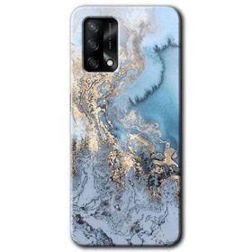 Oppo A74 Eski Mermer Baskılı Uyumlu Silikon Kılıf