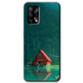 Oppo A74 Flash Logo Baskılı Uyumlu Silikon Kılıf