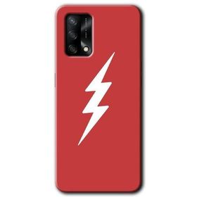 Oppo A74 Flash Logo Baskılı Uyumlu Silikon Kılıf
