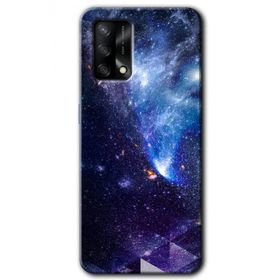 Oppo A74 Galaksi Baskılı Uyumlu Silikon Kılıf