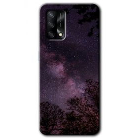 Oppo A74 Gece Galaksi Baskılı Uyumlu Silikon Kılıf