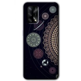 Oppo A74 Gezegen Döngüsü Baskılı Uyumlu Silikon Kılıf