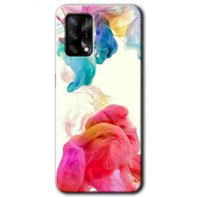 Oppo A74 Gökkuşağı Color Baskılı Uyumlu Silikon Kılıf
