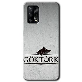 Oppo A74 Göktürk Baskılı Uyumlu Silikon Kılıf