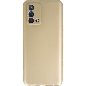 Oppo A74 Gold Kılıf Zırhlı Standlı Mıknatıslı Tank Kapak