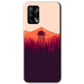 Oppo A74 Gözlem Kulesi Baskılı Uyumlu Silikon Kılıf
