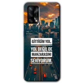 Oppo A74 Graffiti Çizgi Film Baskılı Uyumlu Silikon Kılıf