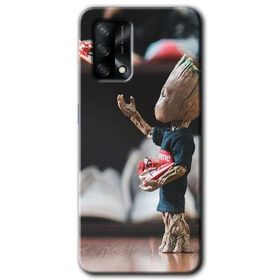 Oppo A74 I am Groot Baskılı Uyumlu Silikon Kılıf