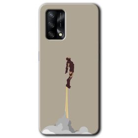 Oppo A74 İronman Airport Baskılı Uyumlu Silikon Kılıf