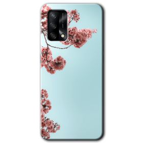 Oppo A74 Japon Çiçeği Baskılı Uyumlu Silikon Kılıf