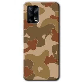 Oppo A74 Kamuflaj 10 Baskılı Uyumlu Silikon Kılıf