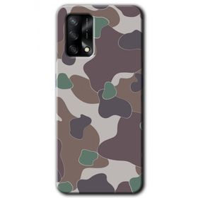 Oppo A74 Kamuflaj 11 Baskılı Uyumlu Silikon Kılıf