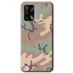 Oppo A74 Kamuflaj 29 Baskılı Uyumlu Silikon Kılıf