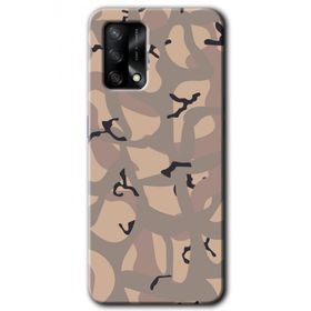 Oppo A74 Kamuflaj 6 Baskılı Uyumlu Silikon Kılıf