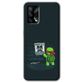 Oppo A74 Kaplumbağa Avcısı Baskılı Uyumlu Silikon Kılıf