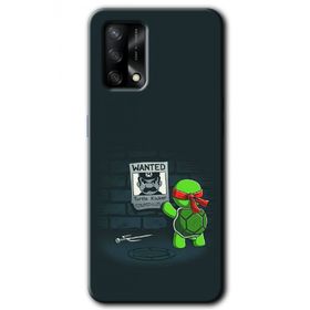 Oppo A74 Kaplumbağa Avcısı Baskılı Uyumlu Silikon Kılıf