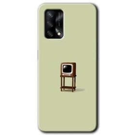 Oppo A74 Kara Kedi Baskılı Uyumlu Silikon Kılıf