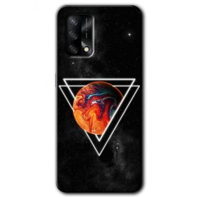 Oppo A74 Kızıl Gezegen Baskılı Uyumlu Silikon Kılıf