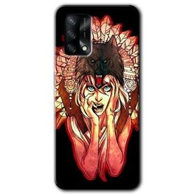 Oppo A74 Kurt Kız Baskılı Uyumlu Silikon Kılıf