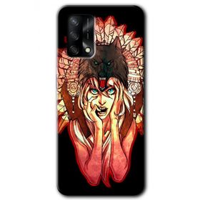 Oppo A74 Kurt Kız Baskılı Uyumlu Silikon Kılıf