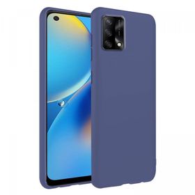 Oppo A74 Lacivert Kılıf Zırhlı Standlı Mıknatıslı Tank Kapak