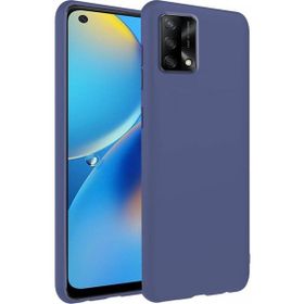 Oppo A74 Lacivert Kılıf Zırhlı Standlı Mıknatıslı Tank Kapak