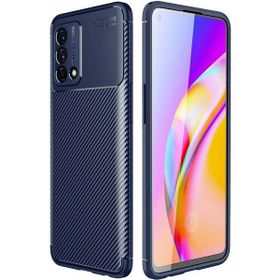 Oppo A74 Lacivert Kılıf Zırhlı Standlı Mıknatıslı Tank Kapak