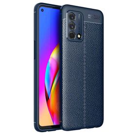 Oppo A74 Lacivert Kılıf Zırhlı Standlı Mıknatıslı Tank Kapak