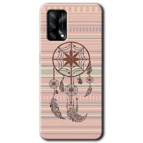 Oppo A74 Mandala Retro Baskılı Uyumlu Silikon Kılıf