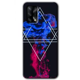 Oppo A74 Mekanik Duman 1 Baskılı Uyumlu Silikon Kılıf