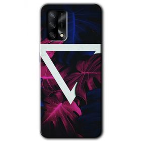 Oppo A74 Mekanik Yaprak Baskılı Uyumlu Silikon Kılıf