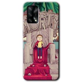 Oppo A74 Morty Baskılı Uyumlu Silikon Kılıf