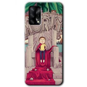 Oppo A74 Morty Baskılı Uyumlu Silikon Kılıf