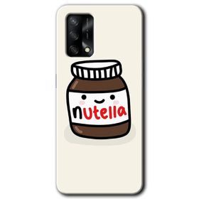 Oppo A74 Nutella Aşkım Baskılı Uyumlu Silikon Kılıf